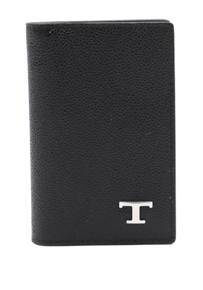Tod's logo leather cardholder - Black