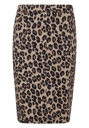 ASPESI leopard-print skirt - Neutrals