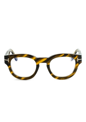 TOM FORD Eyewear square-frame glasses - Brown