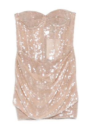 The New Arrivals Ilkyaz Ozel Pamela mini dress - Neutrals