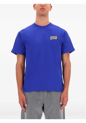Versace Jeans Couture logo-patch T-shirt - Blue