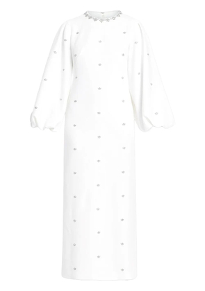 Huishan Zhang Joelle crystal-embellished dress - White