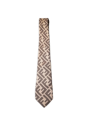 Fendi Pre-Owned 2000s Zucca tie - Neutrals
