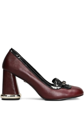 Gold & Rouge 85mm Valibi pumps - Red