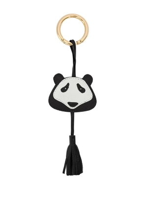 Sarah Chofakian panda-charm keyring - Black
