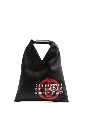 MM6 Maison Margiela small Year of the Snake Japanese tote bag - Black