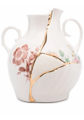 Seletti x Marcantonio Raimondi Malerba Kintsuji small vase (18cm x 16cm) - White