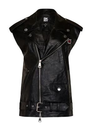 DKNY sleeveless belted gilet - Black