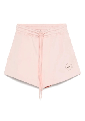 adidas by Stella McCartney logo-print shorts - Pink