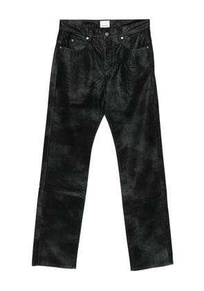 MARANT Kelvina leather trousers - Black