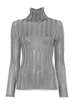 Fabiana Filippi roll-neck sweater - Grey
