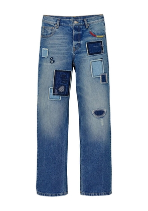 Marc Jacobs patchwork five-pocket jeans - Blue