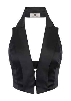 Elisabetta Franchi halter-neck blouse - Black