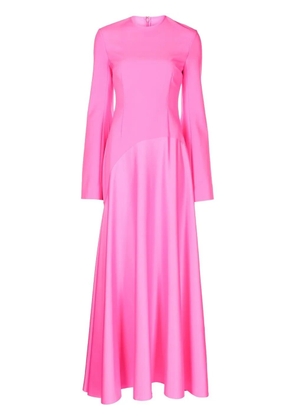 Solace London draped maxi dress - Pink