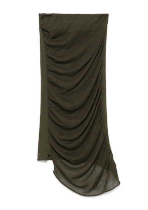 Issey Miyake Ambiguous midi skirt - Green