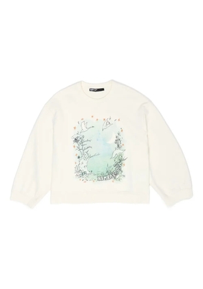 Bimba y Lola swan print sweatshirt - White