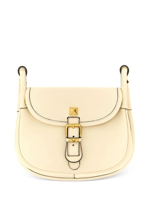 Valentino Garavani small Flaneuse studded leather shoulder bag - Neutrals