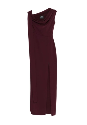 Solace London Irina cowl-neck maxi dress - Purple