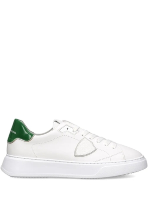 Philippe Model Paris Temple low leather trainers - White