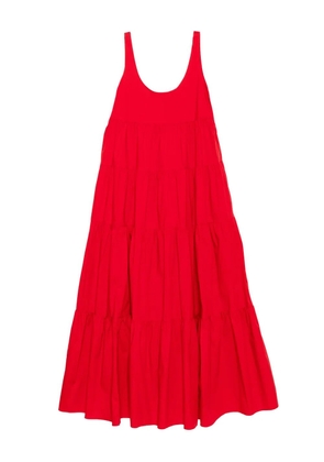 Michael Kors stretch cotton tiered dress