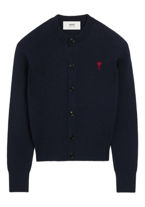AMI Paris Ami De Coeur wool cardigan - Blue