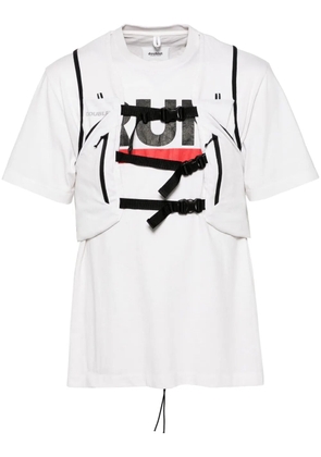 Doublet trail vest T-shirt - White