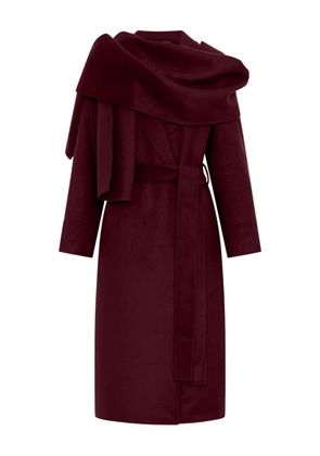 Nicholas Candice belted coat - Red