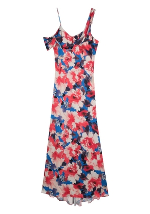 Patrizia Pepe floral-print maxi dress - Blue