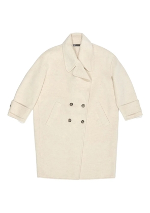 Bimba y Lola button double-breasted coat - Neutrals