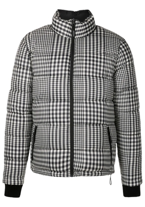 Osklen checked padded jacket - Black
