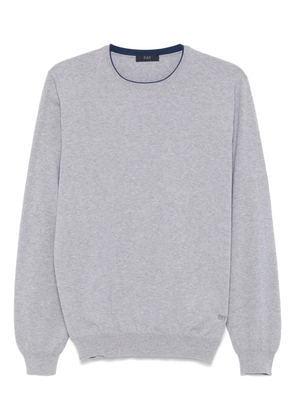 Fay fine-knit top - Grey