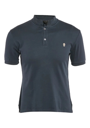 Alexander McQueen Pre-Owned skull-detail polo shirt - Grey