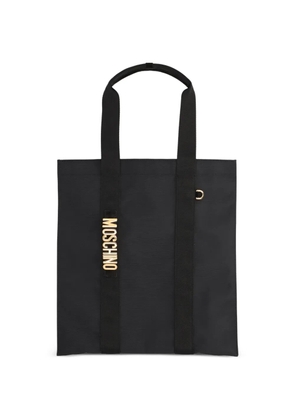 Moschino logo tote bag - Black