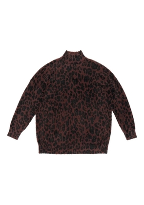 Bimba y Lola leopard-print sweater - Brown