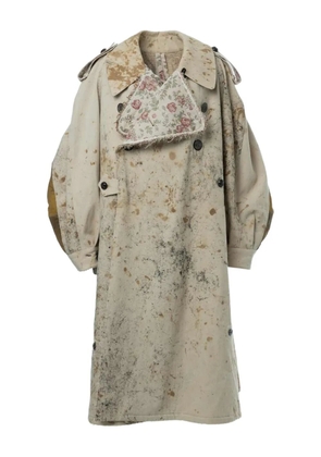 COMMUNS double-breasted coat - Neutrals