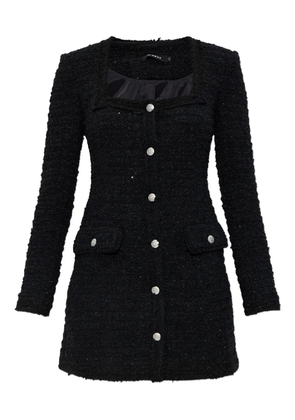 MISBHV button-up tweed dress - Black