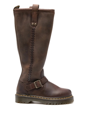 Dr. Martens Anistone buckle-strap boots - Brown