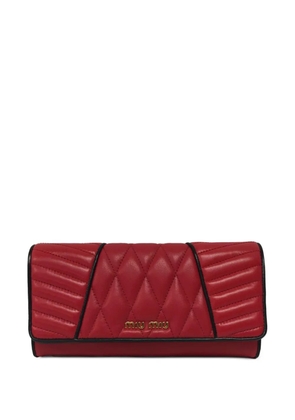 Miu Miu quilted wallet - Red