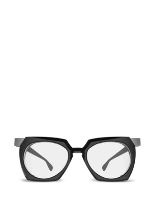 pugnale geometric-frame sunglasses - Black