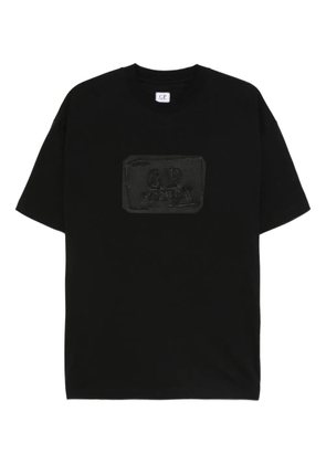 C.P. Company logo-detail cotton T-shirt - Black