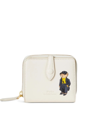 Polo Ralph Lauren Polo Bear leather wallet - Neutrals