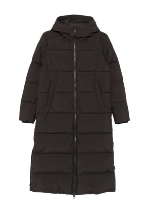 Save The Duck hooded quilted coat - Brown