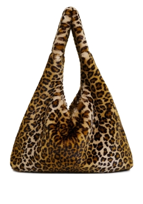Essentiel Antwerp leopard-print shopper bag - Brown