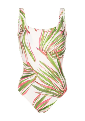 Lenny Niemeyer Foliage open-back swimsuit - White