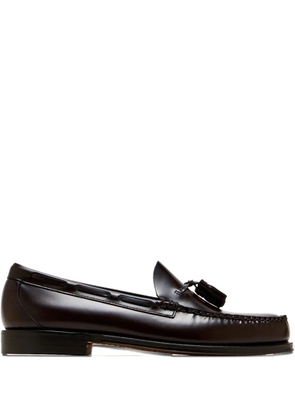 G.H.Bass Weejuns Larkin tassel leather loafers - Brown