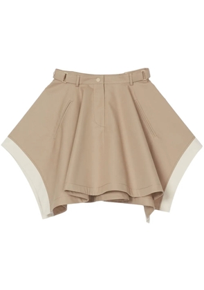 3.1 Phillip Lim flounced mini skirt - Neutrals