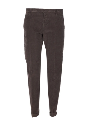 DONDUP corduroy tapered trousers - Brown