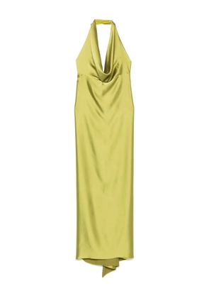 Blanca Vita satin maxi dress - Green