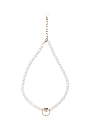 CHANEL Pre-Owned Interlocking CC necklace - Gold