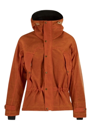 Ceccarelli hooded raglan sleeve jacket - Orange